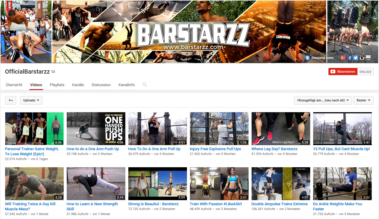 BARRSTRATZ YOUTUBE