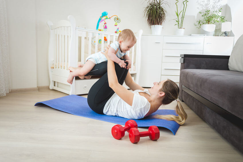 Fit mit Baby - Fit ohne Baby - Abnhemen nach der Geburt - Fitness für Mutter und Baby